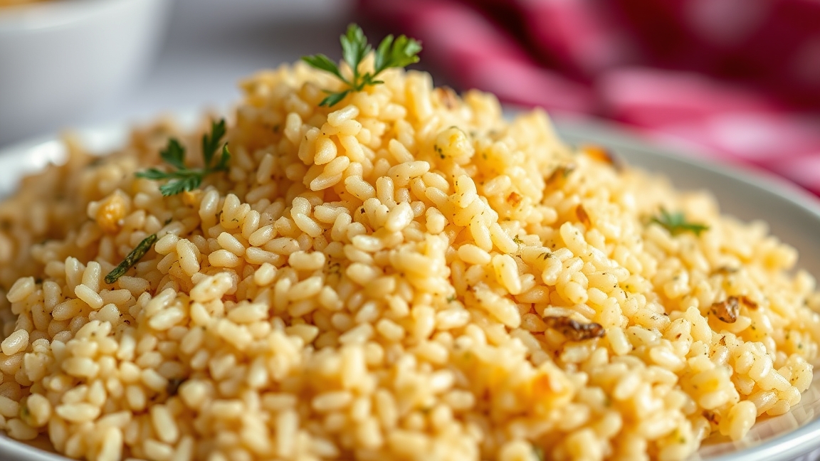 Kuszkusz tál egészséges köretként friss fűszerekkel díszítve