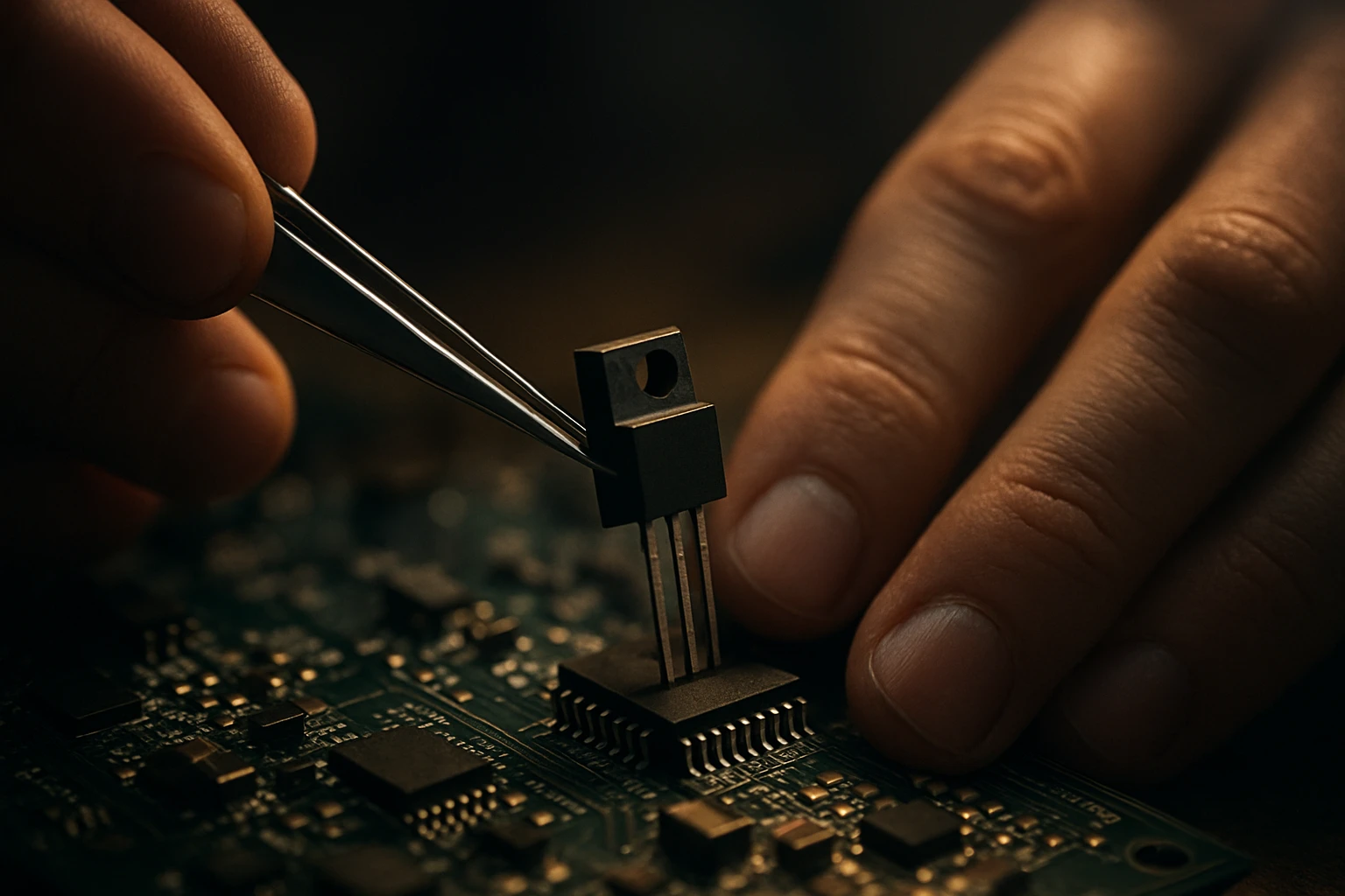 Mezőhatású tranzisztor (FET) beépítése egy áramkörbe