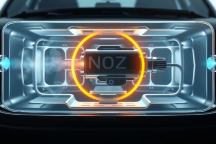 Modern NOx szenzor működése a járművekben a károsanyag-kibocsátás csökkentésére.