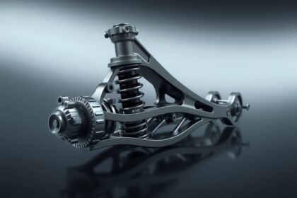 Lengőkar autóalkatrész részletes megjelenítése