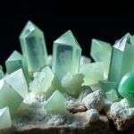 Szép jadeit kristályok különböző formákban és színekben