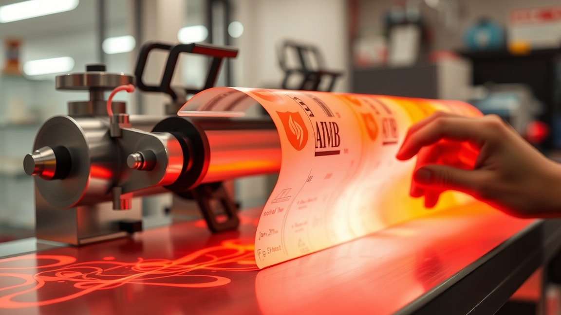 Hőpapír gyártási folyamat és hőérzékenység demonstrálása