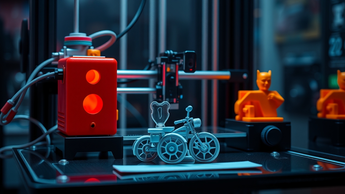 3D nyomtató, prototípusok és figurák a műhelyben