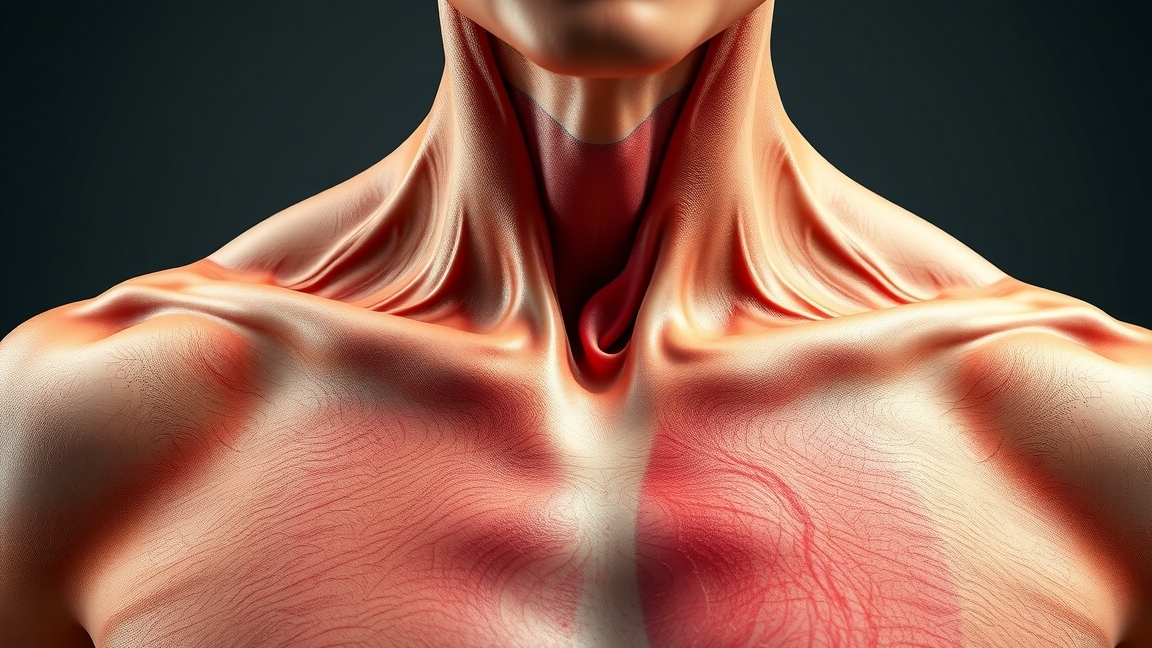 Az emberi bőr rétegei és felépítése megjelenítve