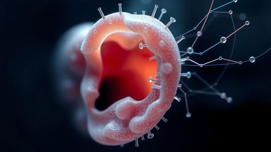 Digitális illusztráció a hallócsontokról és hangfeldolgozásról