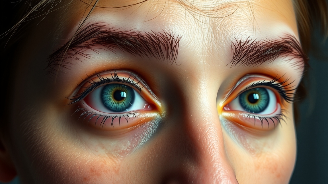 Kokain hatására megváltozott szem állapot