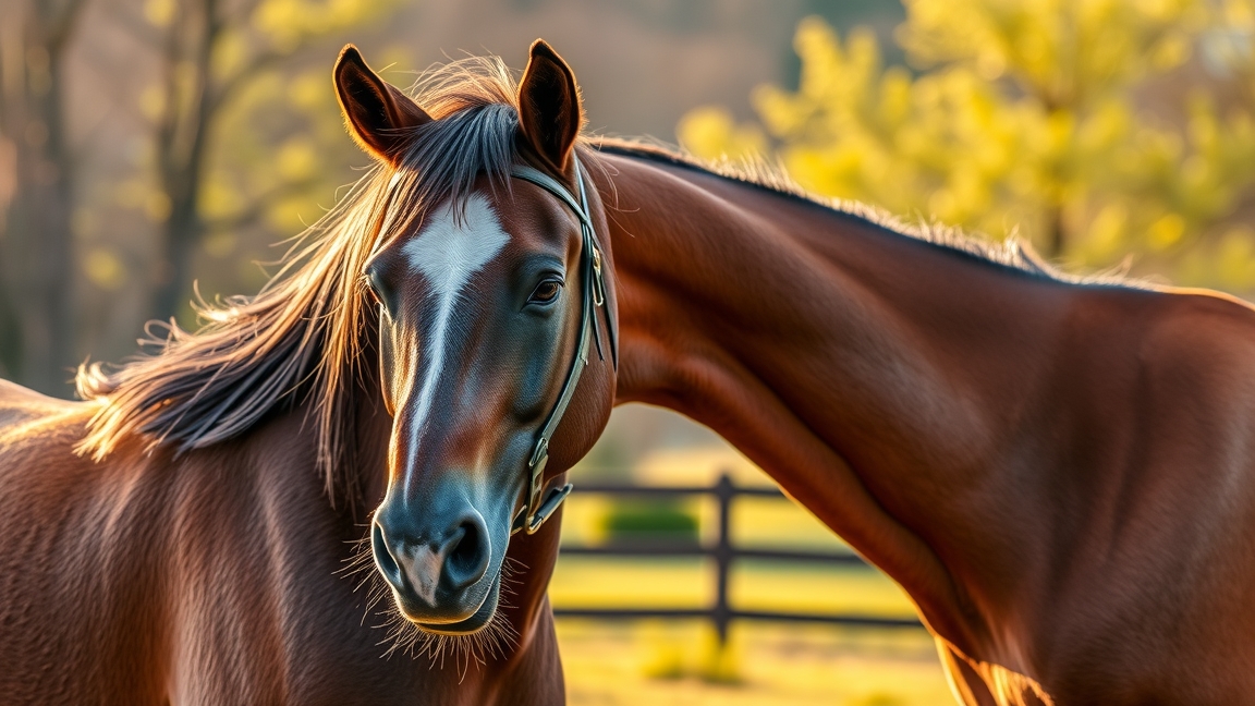 Szép ló arca a lovasterápiához kapcsolódó környezetben.