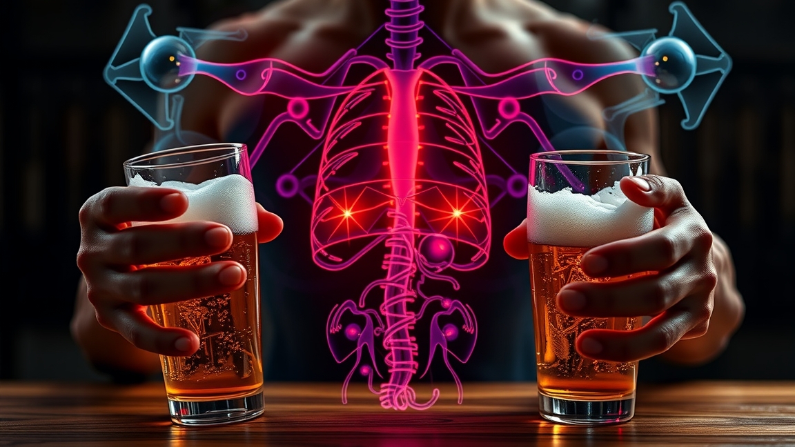 Sör és a szervezetre gyakorolt hatásainak vizualizációja