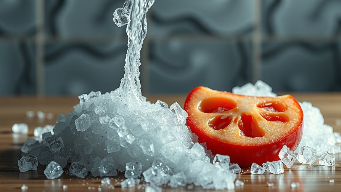 Sorbit és friss zöldség, egészséges táplálkozás.