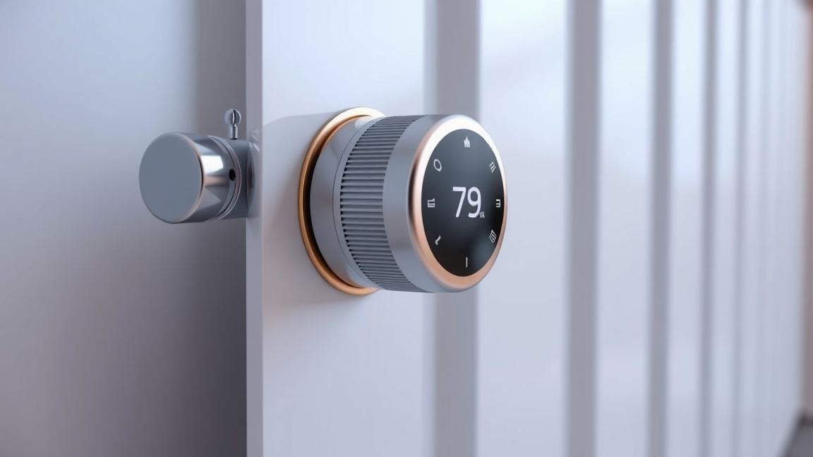 Termosztatikus radiátorszelep hőmérséklet szabályozás közben
