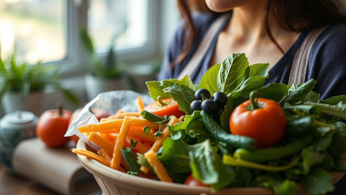 Friss zöldségek és gyümölcsök egy vegán életmódhoz