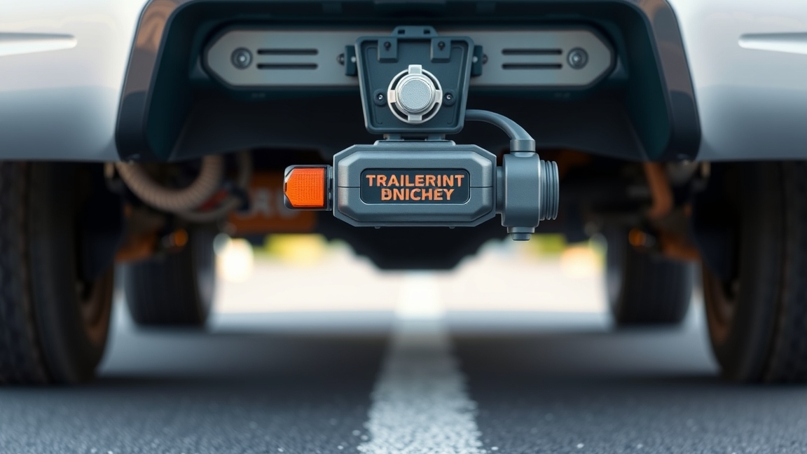 Vonóhorog visszajelző a biztonságos vontatás érdekében