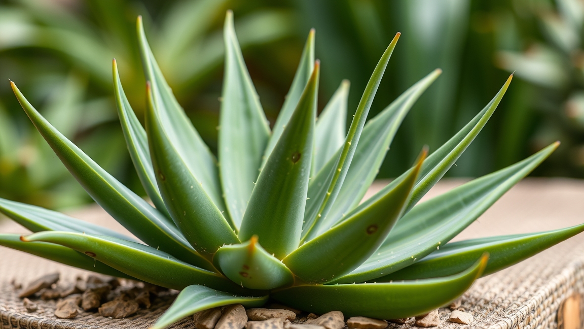 Aloe vera növény, természetes bőrápolásra és egészségjavításra