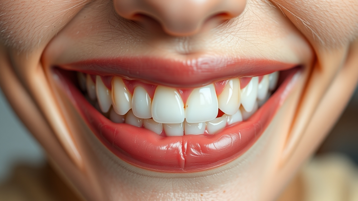 Esztétikus fémmentes fogtömés, egészséges mosoly