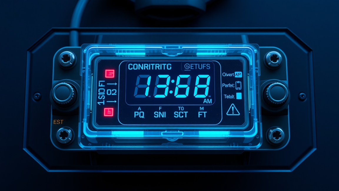 Elektromos autó töltésvezérlő LED kijelzője