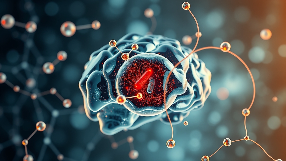 Digitális ábrázolás az agy egészségéről és omega-3 zsírsavakról