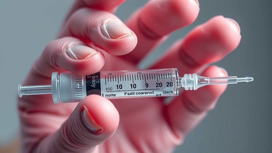 Dexametazon injekciós syringa egészségügyi alkalmazásra.