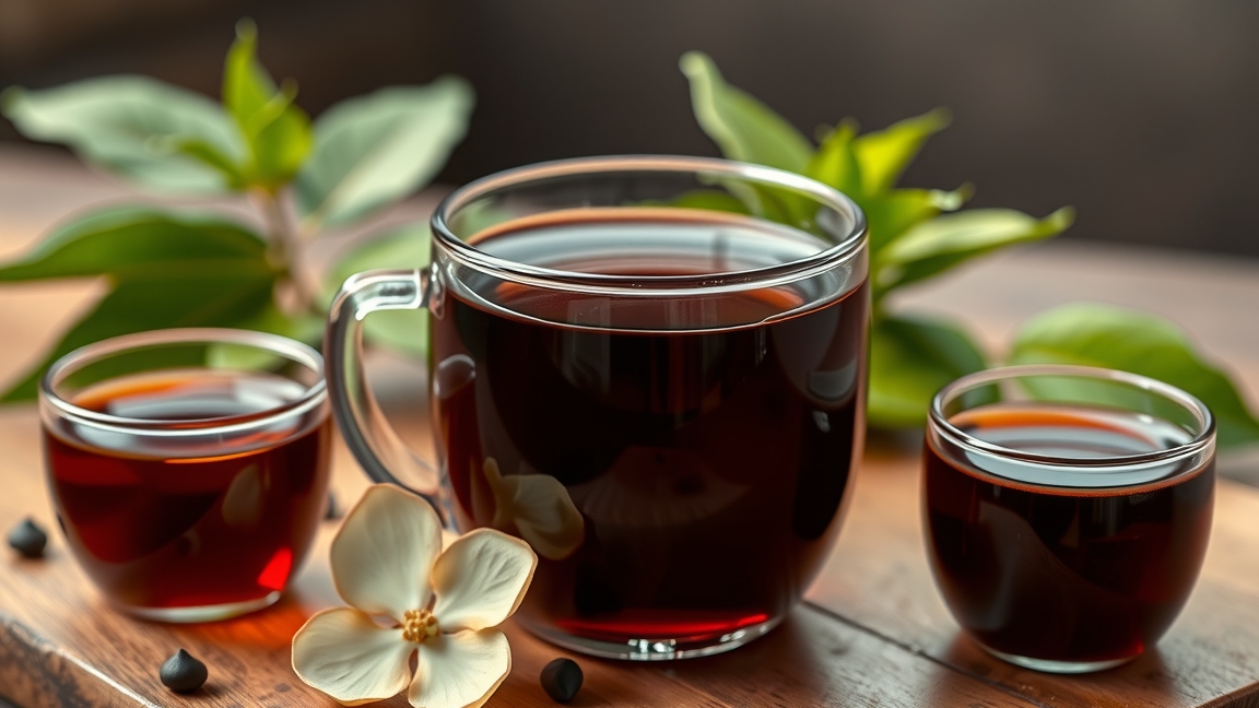 Fekete tea bőrápolási célokra, természetes antioxidánsokkal.