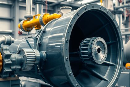 Hidrociklon ipari rendszer működési elemei