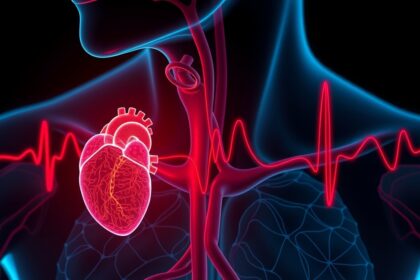 Anatómiai ábra a szív és érhálózat működéséről