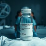 Propofol injekciós üveg az operációs teremben