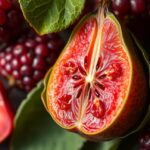 Friss datolyaszilva és bogyós gyümölcsök egy tálban.