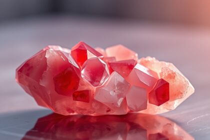 Cseresznye kvarc ásvány a belső béke és érzelmi egyensúly érdekében.