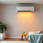 Modern légkondicionáló berendezés otthoni fűtéshez és hűtéshez