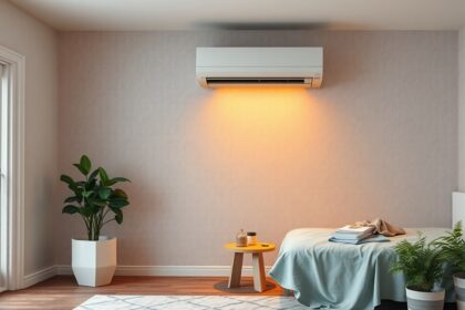 Modern légkondicionáló berendezés otthoni fűtéshez és hűtéshez