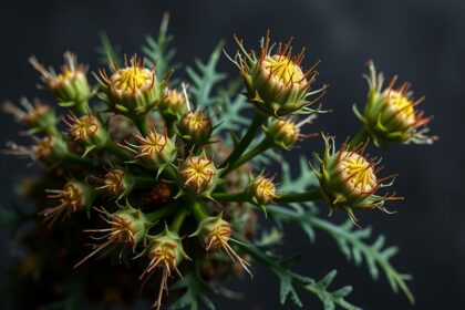 Szúrós gyöngyajak virágai, természetes gyógymódokhoz