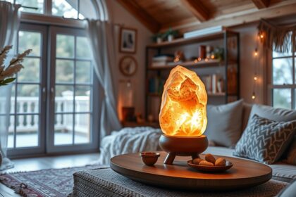 Parajdi sólámpa otthon, természetes ionizáló hatás