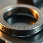 Rugós alátét fém alkatrész a gépiparban