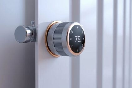 Termosztatikus radiátorszelep hőmérséklet szabályozás közben