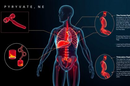 Ábra a piruvát hatásáról az emberi szervezetre és anyagcserére.