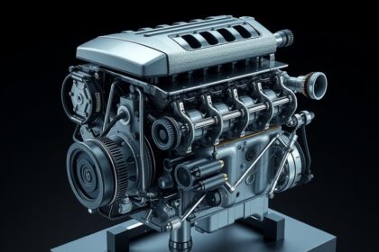 VVTI motor részletek, változó szelepvezérlés