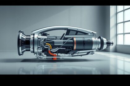 Modern variátor motor képe, a járművek technológiájának bemutatása.