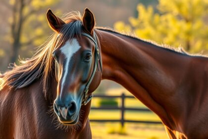Szép ló arca a lovasterápiához kapcsolódó környezetben.