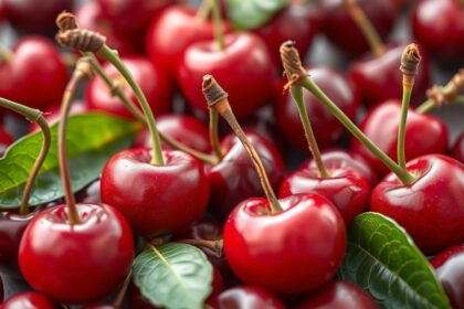 Friss, piros meggy, gazdag antioxidánsokban és rostokban