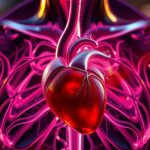 Digitális kép a szív és a véredények működéséről