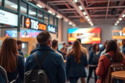 Célcsoportot elérő marketing esemény látogatója