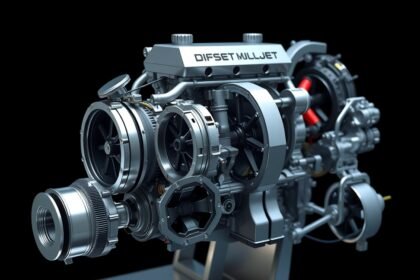 Multijet dízelmotor részletes ábrázolása modern járművekhez