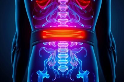 Mágneses deréköv viselése hátfájás csillapítására