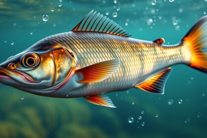 Hal a vízben, hidegfront hatásának tanulmányozására