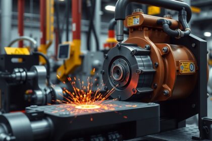 Gyorstokmány működés közben az iparban