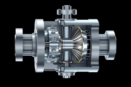 Membránszelep részletes megjelenítés ipari alkalmazásokhoz