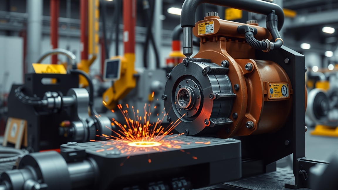 Gyorstokmány működés közben az iparban