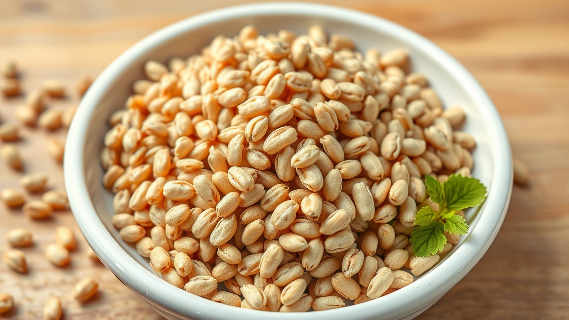 Hajdina, gluténmentes szuperélelmiszer tápláló szemekkel egy tálban.