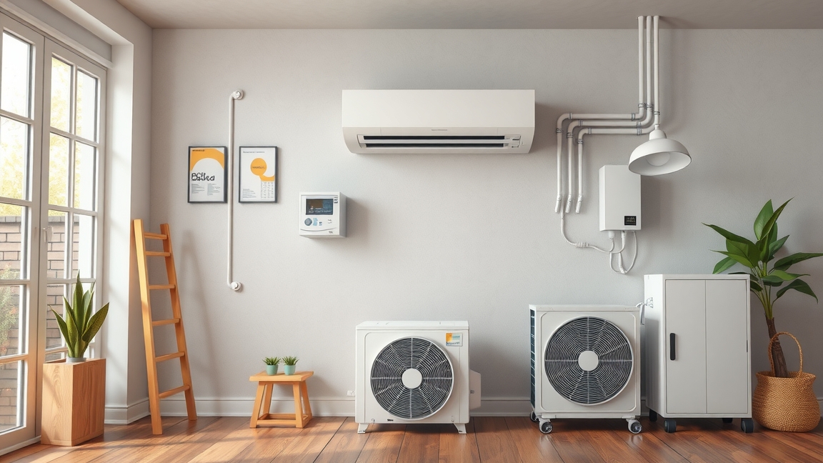 Modern állóklíma otthoni hűtéshez, telepítési tippek a hatékonyság növeléséhez.