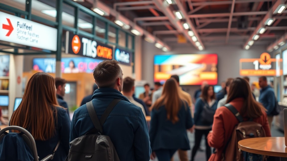 Célcsoportot elérő marketing esemény látogatója