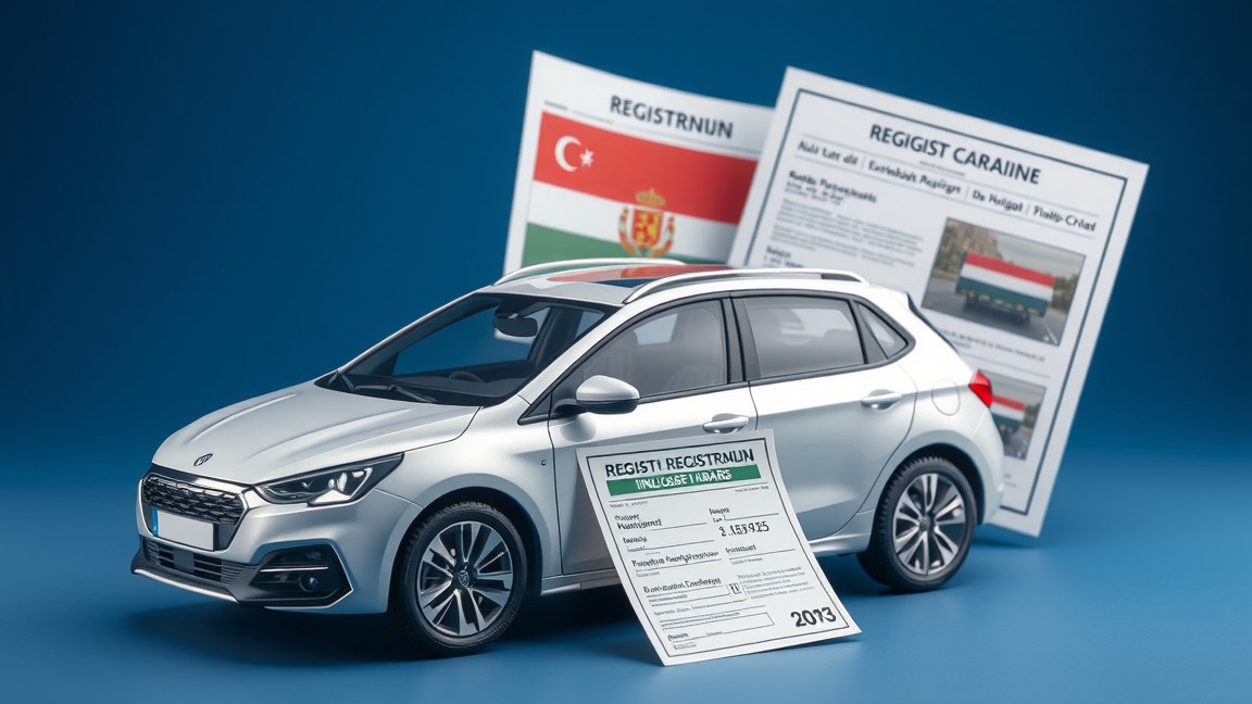 Külföldi autó modellezése és forgalomba helyezési dokumentumok